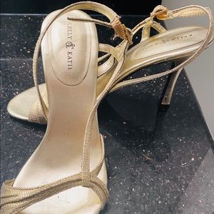 Gold Strappy Sandals